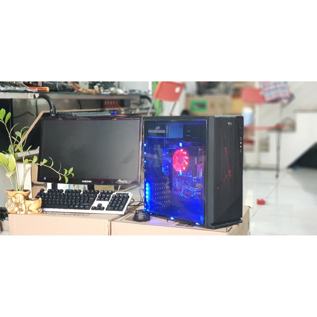(HOT SALE) Máy vi tính chơi game lol max setting, A8 7600k, Ram 8G, Vga 4G, kèm màn hình 22inch | BigBuy360 - bigbuy360.vn