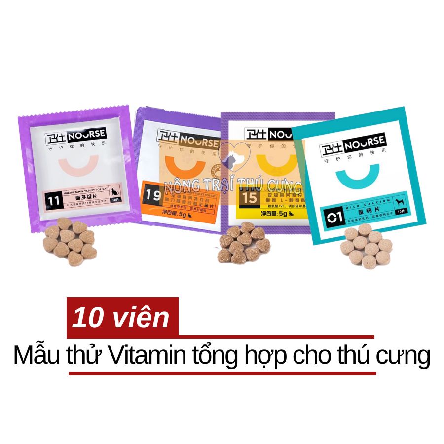 Viên Nhai Vitamin NOURSE Cho Mèo