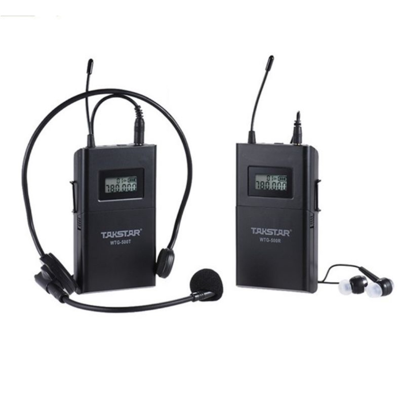 Micro không dây hướng dẫn viên, giảng dạy, phiên dịch viên TAKSTAR WTG-500