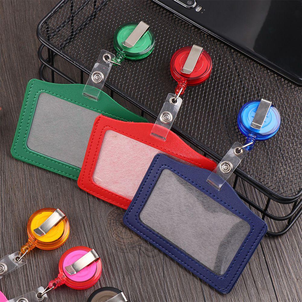 EBINLANDS Ví Da PU Đựng Thẻ Tín Dụng Không Dây Kéo Giá Đỡ