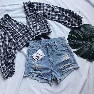 🎀🎀SHORT JEANS NỮ RÁCH + ẢNH THẬT🍭🍭