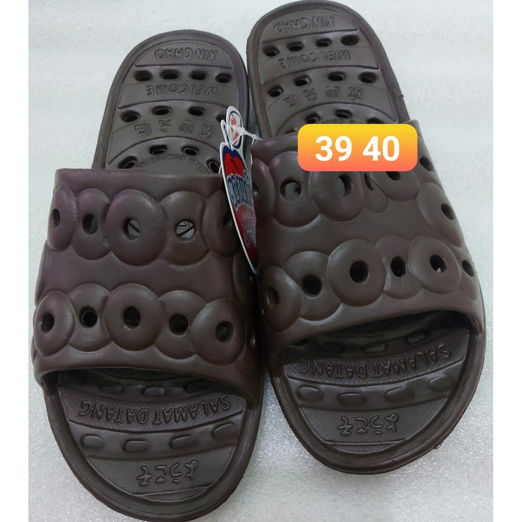 Dép nam nữ mang trong nhà tắm Apple