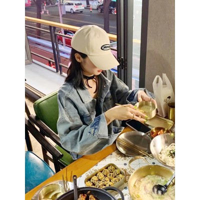 MMLG Korean brand 87mm letter embroidery fashion simple baseball cap