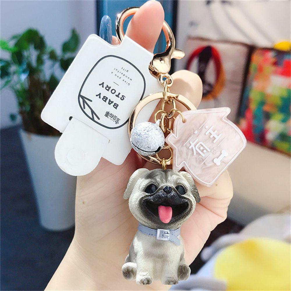 MMULCK Móc Khóa Hình Chú Chó Hoạt Hình Đáng Yêu