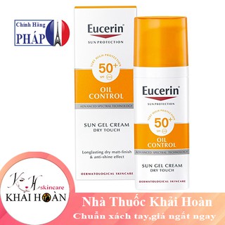 Kem chống nắng kiểm soát dầu Eucerin Sun Gel-Creme Oil Control Dry Touch SPF 50+