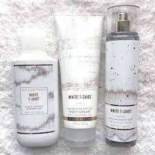 White T-shirt - Xịt thơm toàn thân body mist Bath & Body Works - Mùi mát