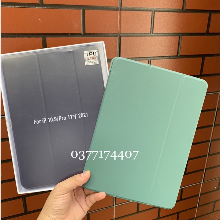 Bao da TPU cho iPad Gen 10, Pro 11 2021 M1, 11 2020, Air 4, Air 2, Gen 7, 8, 9, Gen 6 9.7, Mini 6 Smart Case - Nhiều Màu