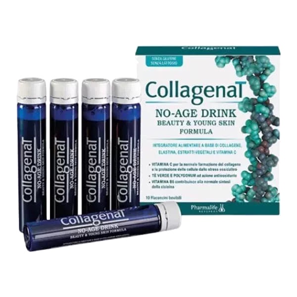 PharmaLife Collagen Plus NO-AGE Chống lão hoá &amp; Đẹp Da (Hộp 10 ống)