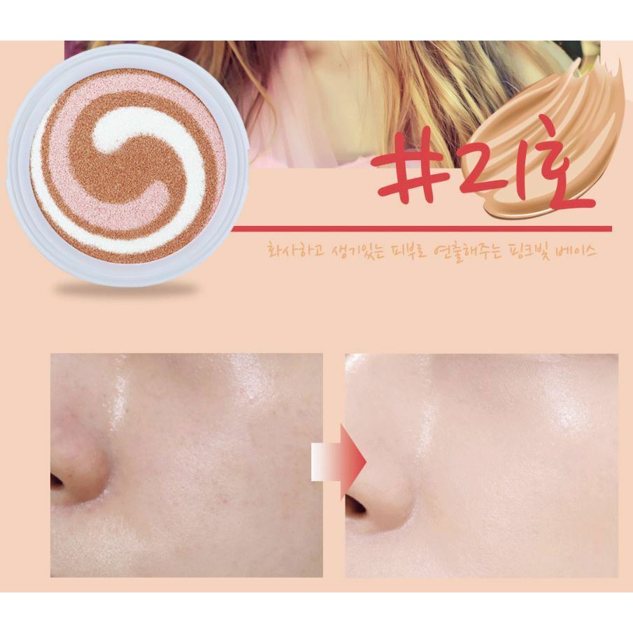 Phấn nước da năng YUR Moist Layer cushion SPF50+/PA+++_Mỹ phẩm Hàn Quốc chính hãng