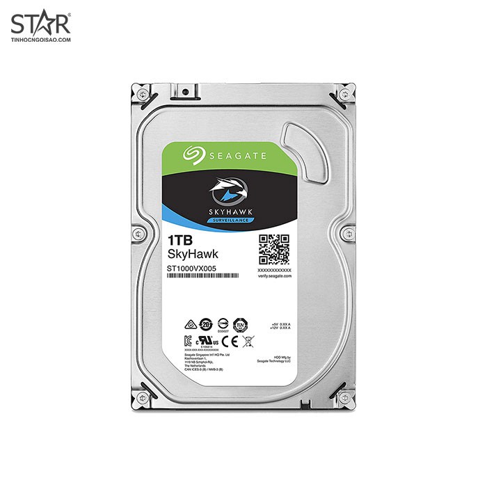 Ổ CỨNG SEAGATE 1TB - SKYHAWK CHUYÊN CAMERA