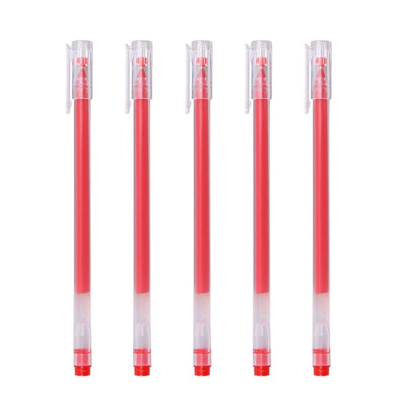 Bút mực gel trong suốt bút bi nhiều màu dành cho học sinh và văn phòng nhà trường
