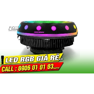 QUẠT TẢN NHIỆT CPU COOLMOON UFOX LED RGB GIÁ RẺ