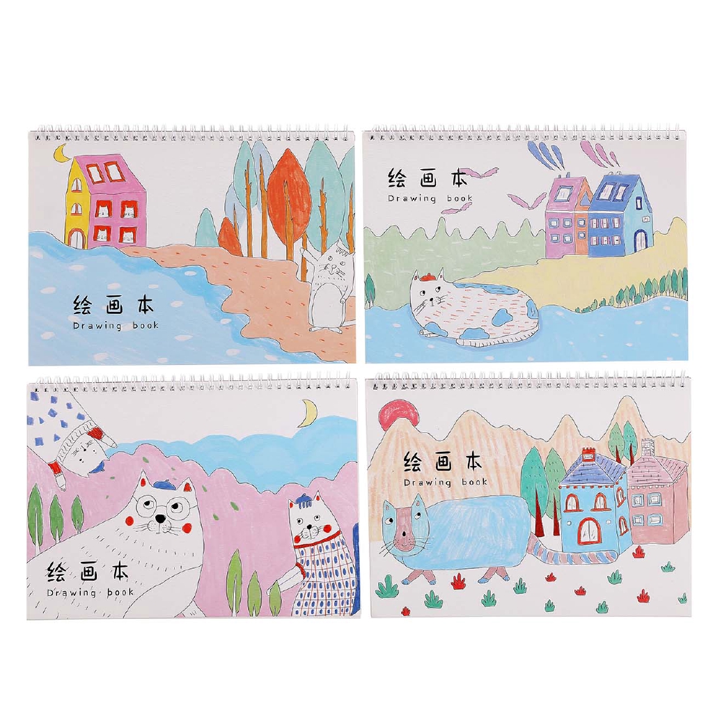 Sổ Tay Vẽ Tranh Màu Nước Khổ A4 Dành Cho Học Sinh