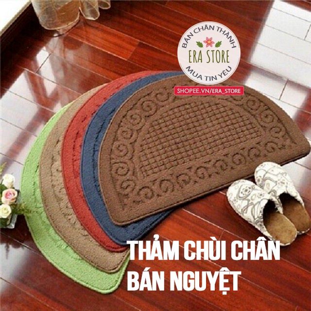 [RẺ- ĐẸP] Thảm chùi chân len san hô lớn 60*40cm nhiều màu sắc siêu thấm, bám mặt sàn chống trượt tốt dễ dàng vệ sinh