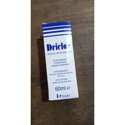 [Chính hãng ] Lăn DRICLOR 60ml của anh NGĂN MỒ HÔI NÁCH, TAY, CHÂN HIỆU QUẢ từ lần đầu dùng,giúp trắng nách khử mùi hôi