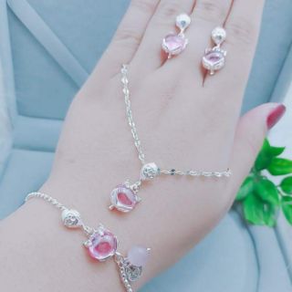 Bộ hồ ly chất liệu bạc ta đủ màu
