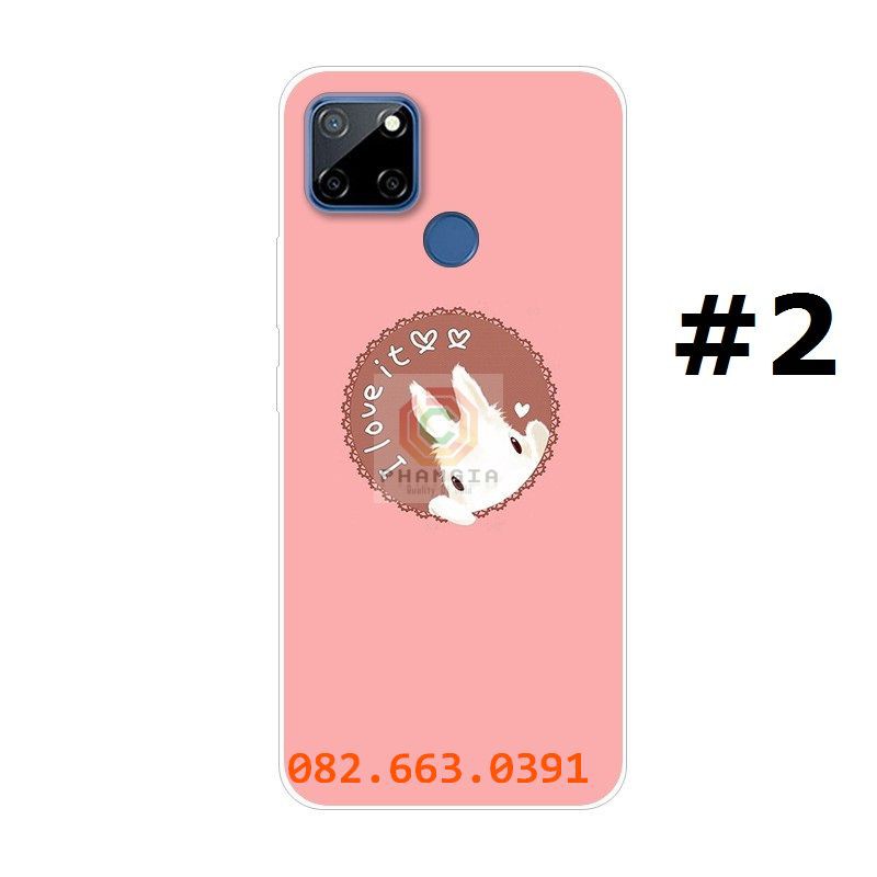Ốp lưng Realme C15 dẻo in hình bông hoa siêu đẹp