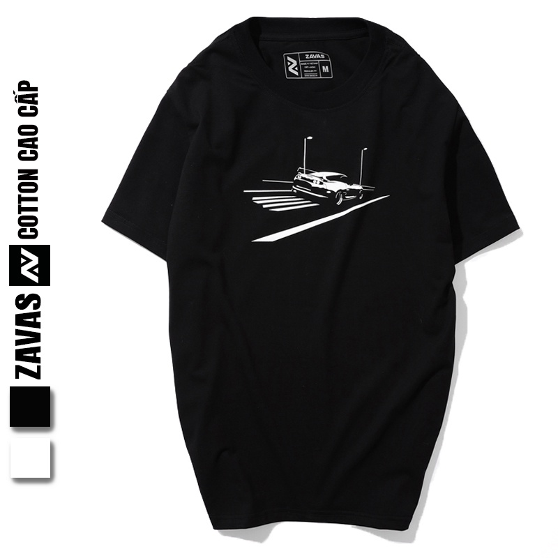 Áo thun nam đẹp cao cấp hàng hiệu cổ tròn ngắn tay chất vải cotton co giãn 4 chiều thoáng mát ZAVAS - Z12