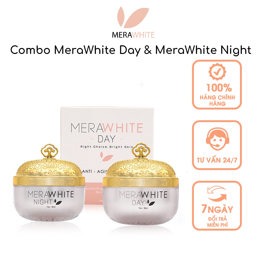 Kem dưỡng trắng da chống lão hóa mờ nám MeraWhite - Dung tích 18ml