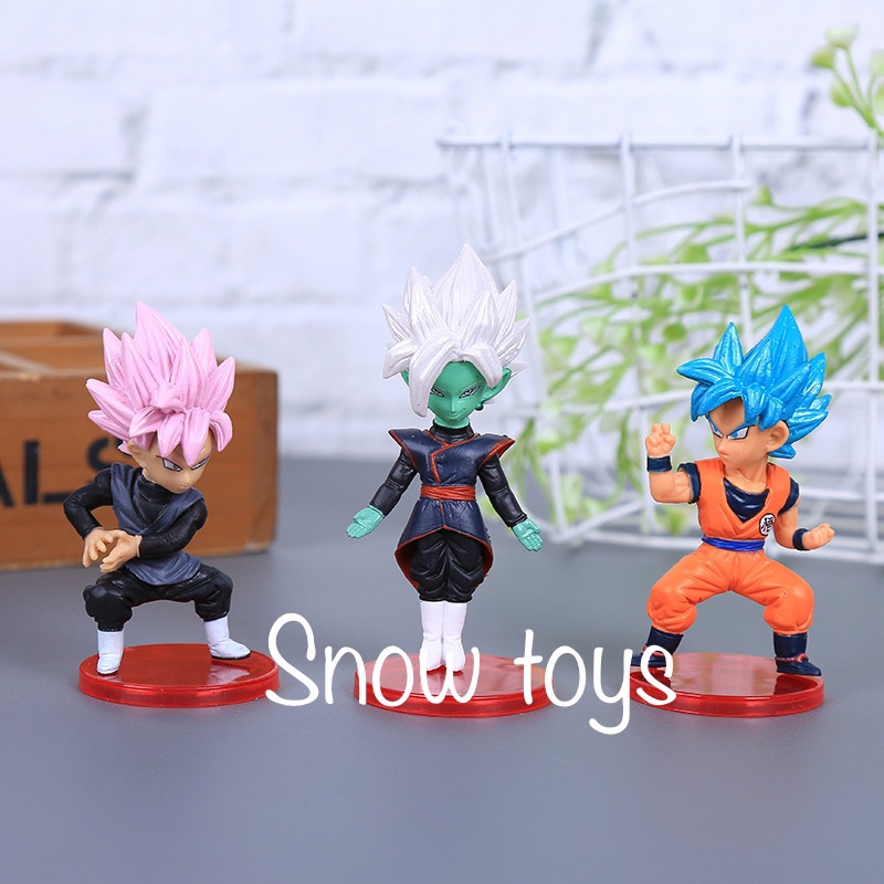 Mô hình Dragon ball Super - 18 mẫu WCF tự chọn - Goku Gohan Trunks Vegeta Zamasu Rose Black Zeno Vegeto Mai - Cao 8cm