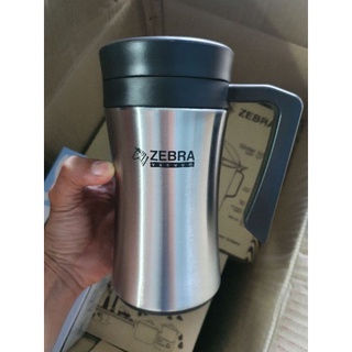 Ca Eo giữ nhiệt Zebra 450ml - 112972 - Màu Inox