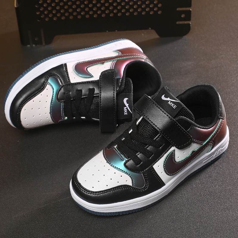 Giày Thể Thao Khóa Dán Thời Trang Xuân Thu Cho Bé Gái