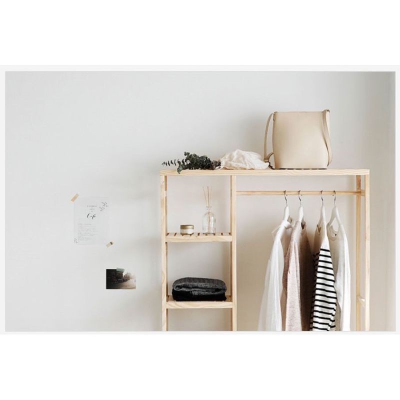 [ Hàng xuất khẩu]Kệ treo quần áo Gỗ Thông Nhập khẩu | BigBuy360 - bigbuy360.vn