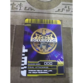 Thẻ bài sưu tầm card in kamen rider Decade đọc được 2 mặt trong Driver Kamen Rider Final attackride OOO