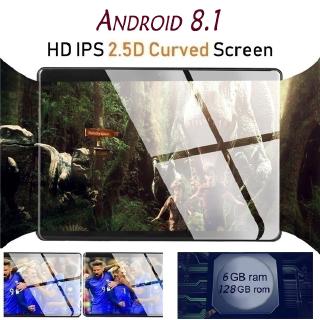 2019 màn hình 2.5d android 8.1 arge 2560 * 1600 màn hình ips 10.1 inch mười lõi mạng 4g máy tính bảng wifi mới pc dual