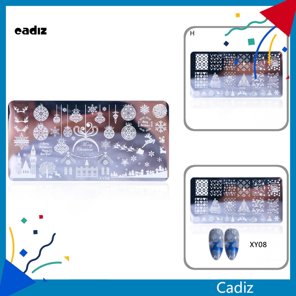 [Hàng mới về] Khuôn mẫu họa tiết trang trí móng tay mini độc đáo