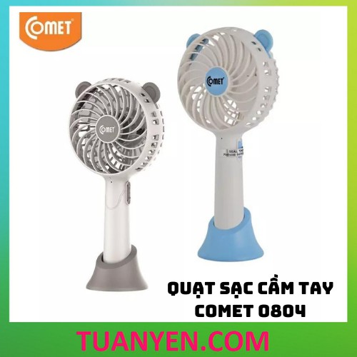 [Giao Hỏa Tốc 1h] Quạt sạc cầm tay Comet CRF0804 sạc USB - Hàng chính hãng