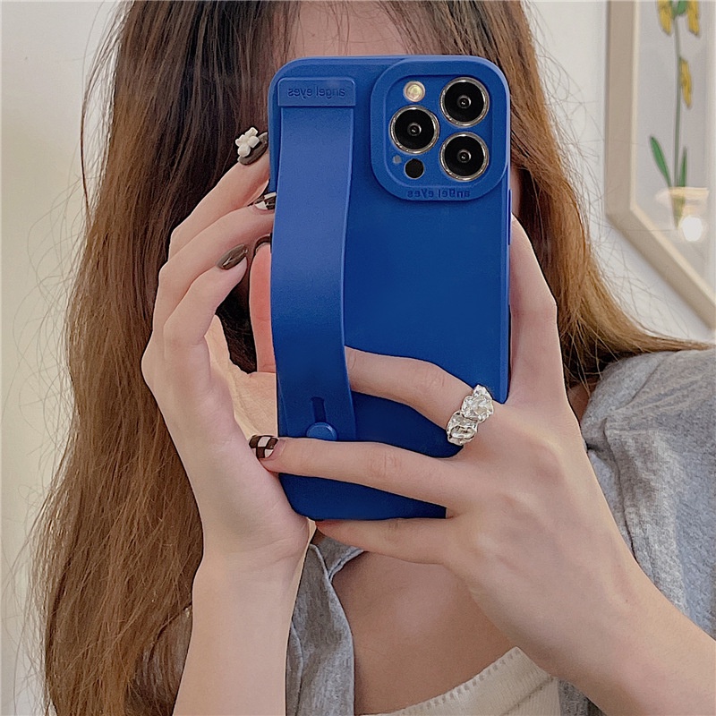 Ốp điện thoại có dây đeo chống sốc cho IPHONE 11 12 PRO MAX X XR XS MAX 7 8 PLUS