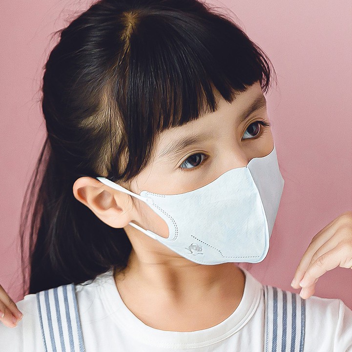 Khẩu trang trẻ em 3Q hình táo cho bé từ 2 - 12 tuổi