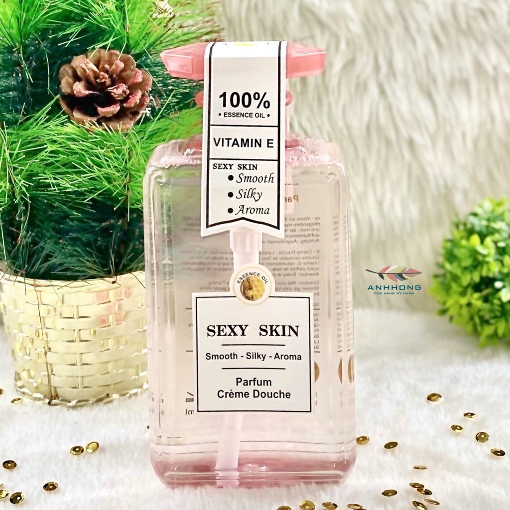 Sữa Tắm Hương Nước hoa Sexy Skin 100% Essence Oil 600ml Thái Lan