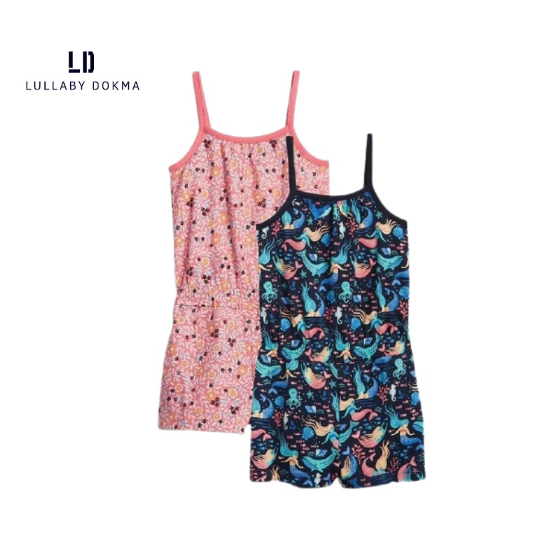 Váy bé gái, váy Jumpsuit/ body đùi bé gái xuất dư xinh xắn chất mát mùa hè [ Size - 1y-5y ]