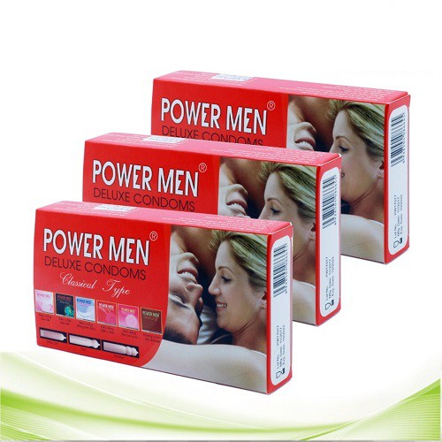 Bao cao su power men Gia Đình hộp 12 chiếc - [Siêu Rẻ]