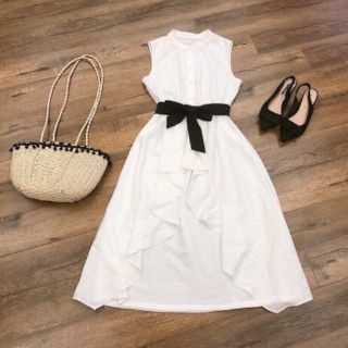 Váy liền chun eo vải dư cực đẹp
