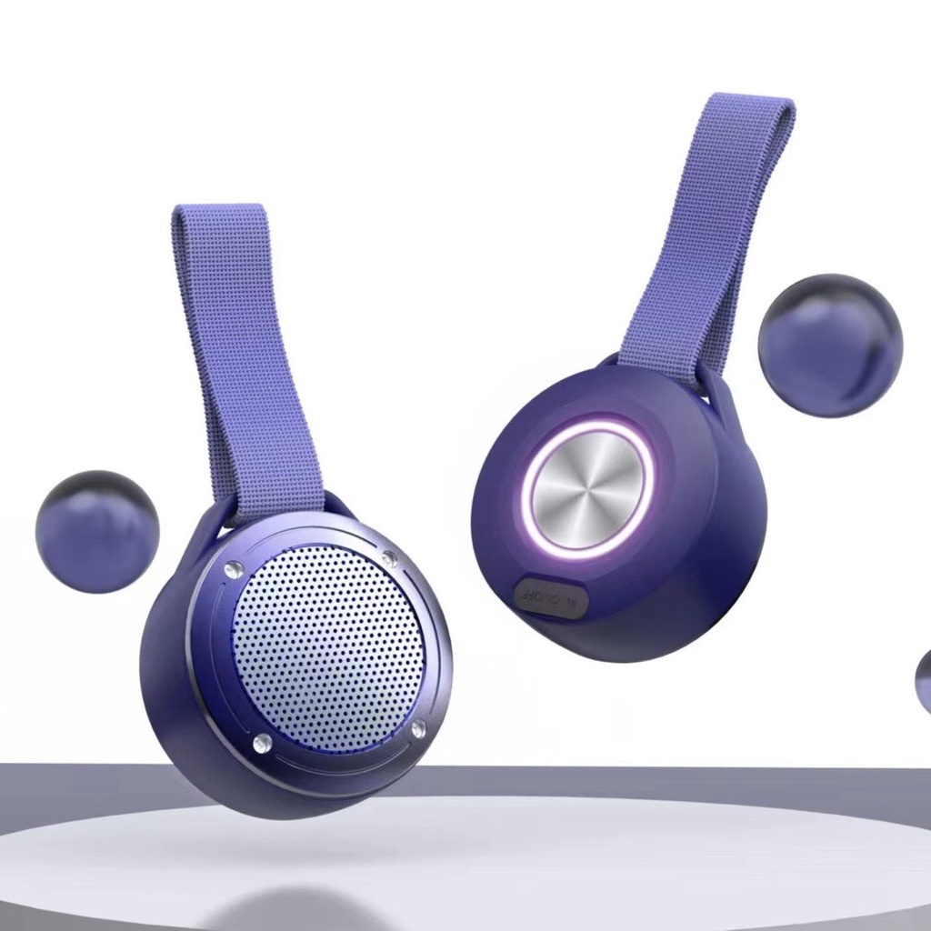 Loa bluetooth mini Gutek S536 cầm tay nhỏ gọn có dây đeo nghe nhạc siêu bass không dây