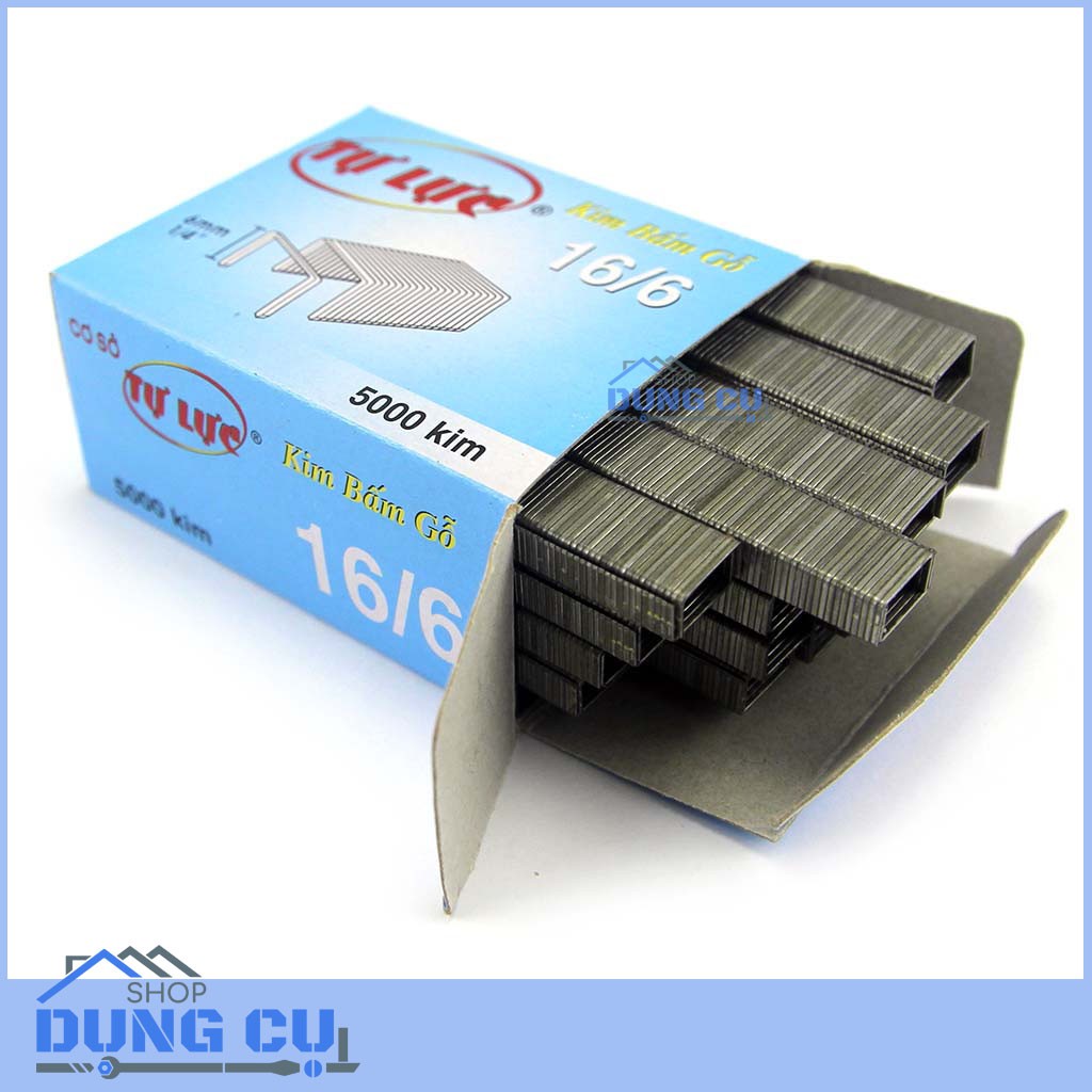 Ghim bấm gỗ dùng cho kìm bấm ghim Tự Lực cỡ 16/6 với 5000 ghim