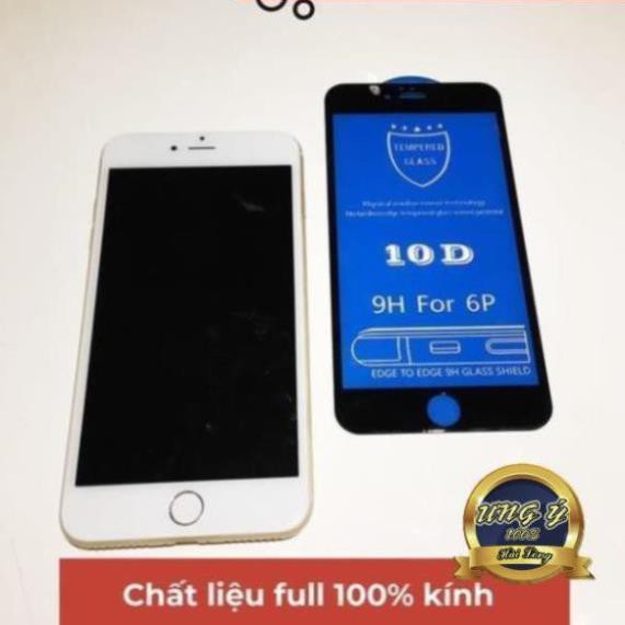 [ iphone 6 đến iphone 11 Pro Max ] Kính cường lực 10D nền xanh full màn nguyên khối