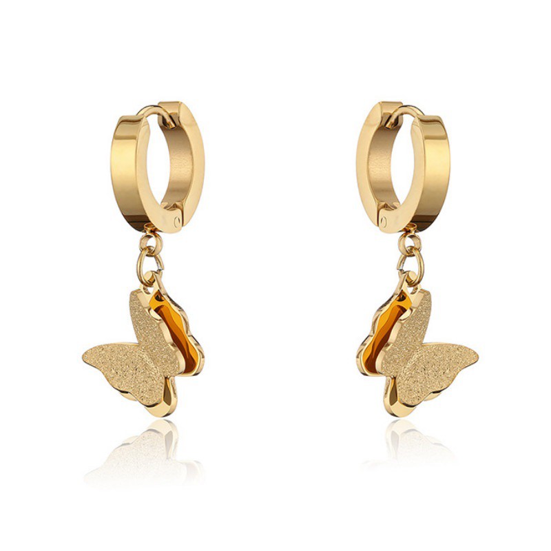 Bông Tai Khoen Tròn Tòn Ten Thép Titan Ko Rỉ TT 3634