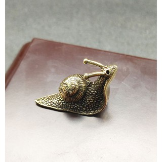 Tượng Ốc sên mini 🎁FREESHIP🎁Tượng Ốc sên bằng đồng -Tượng Đồng phụ kiện tiểu cảnh, bàn trà, bàn làm việc