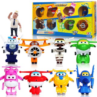 Bộ 9 Mô Hình Máy Bay Mini Đội Bay Siêu Đẳng