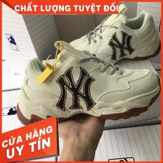 3(FREESHIP + ẢNH THẬT 1.1) Giày 𝐌𝐋𝐁 Hàn Quốc NY đen đế nâu