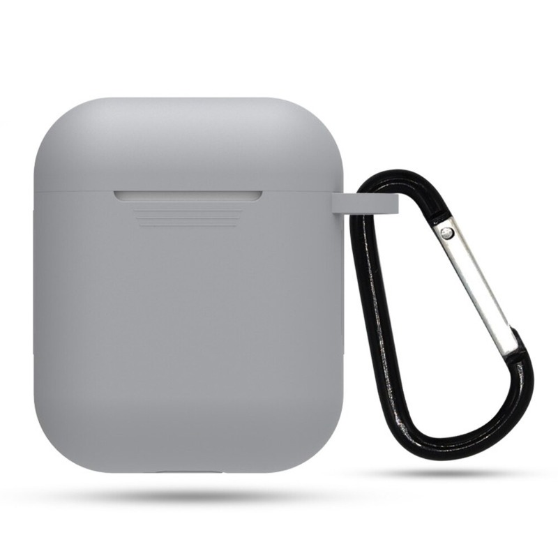 Hộp Đựng Tai Nghe Silicon Mềm Có Móc Khóa Kim Loại Chống Rơi Cho I12 / I9S / I11 Tws