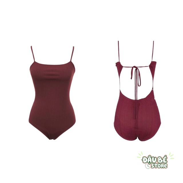 Đồ Bơi 1 Mảnh Liền Thân Hai Dây Cho Nữ - Bikini Sexy Buộc Dây Chất Liệu Cao Cấp Đi Biển Đi Bơi - Daube - B004