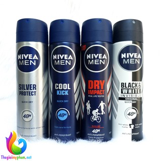 Xịt Khử Mùi Nam Nivea 150ml