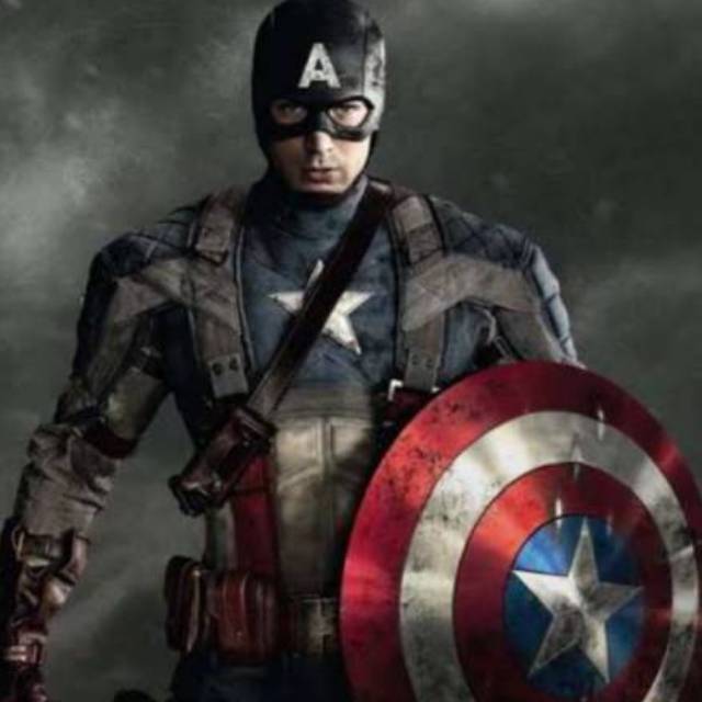 Móc Khóa Hình Khiên Captain America Độc Đáo