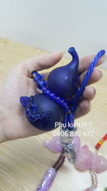 [BIG SALE] [HCM] Bình hồ lô phong thủy đựng tinh dầu, nước hoa treo ô tô, xe hơi