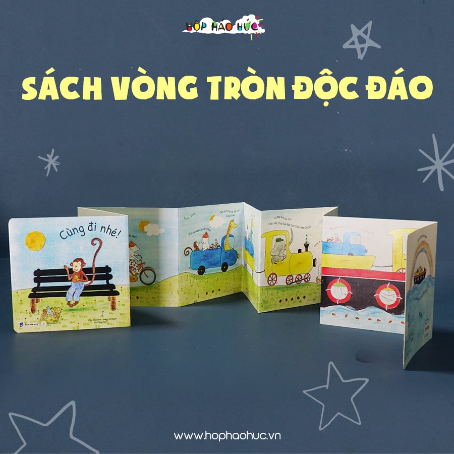 Combo sách vòng tròn - Circle book: Cùng bay nhé + Cùng đi nhé